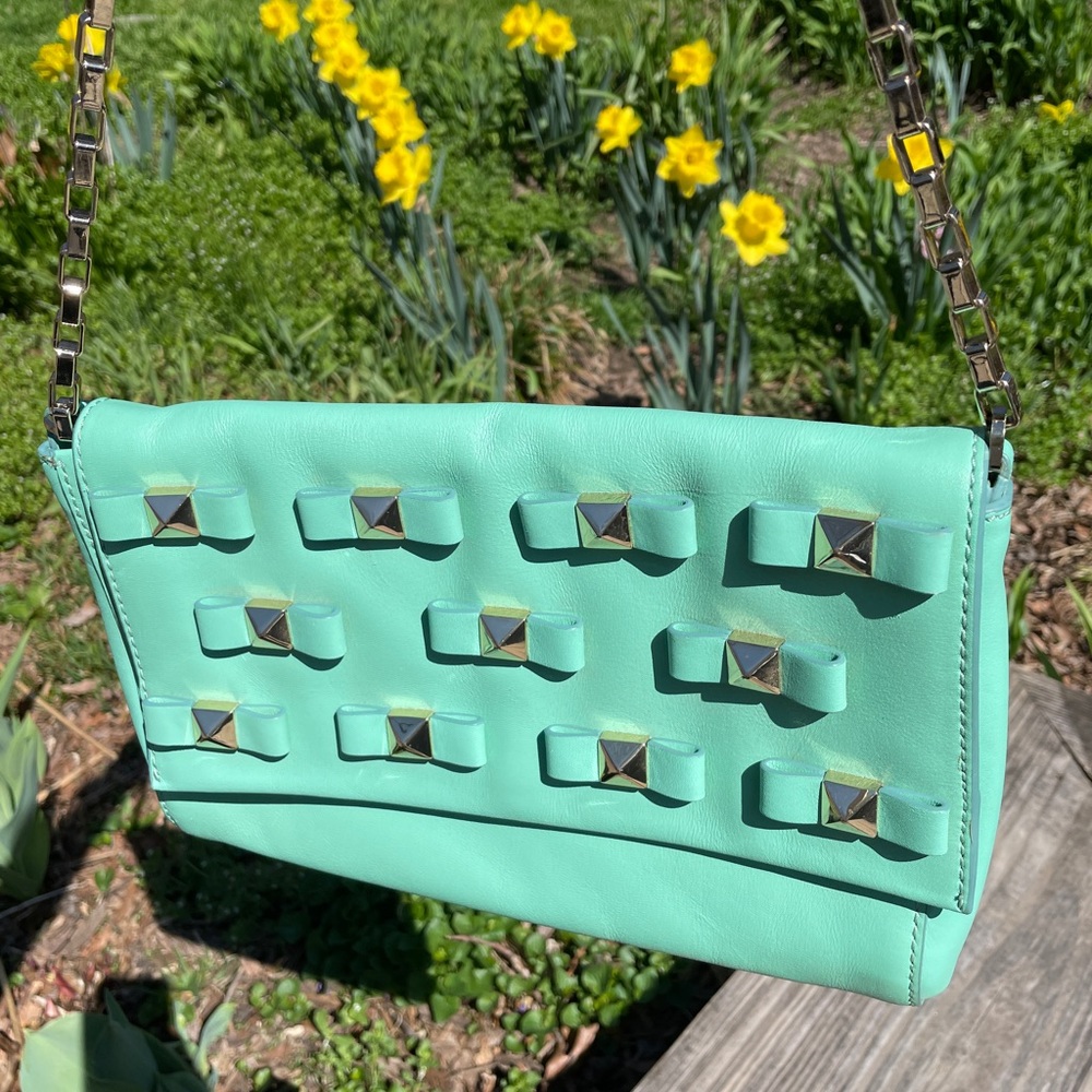 KATE SPADE BOW TERRACE MINTCREAM W/SILVER HARDWARE